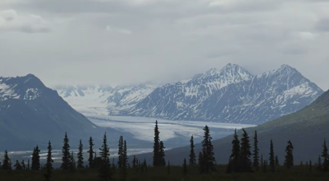 Pegunungan es di Alaska. (YouTube UAAnchorage)